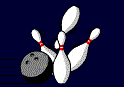 Bowling Ball and Pins Image